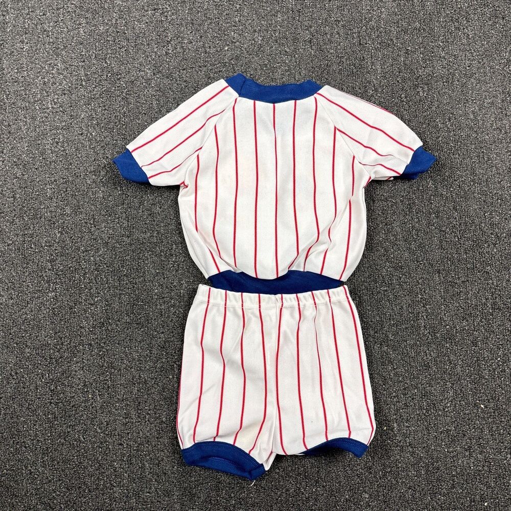 Vintage Disney Baseball Set Y2K Toddler Goofy Mickey Mouse Top Bottom Size 2T - Picture 5 of 5